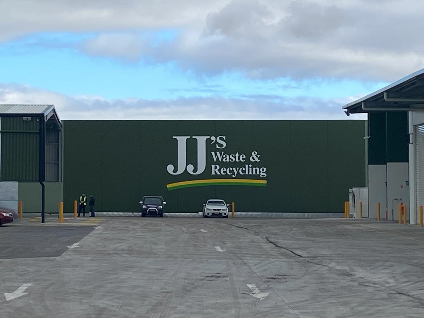 Commercial facade repainting project in Melbourne